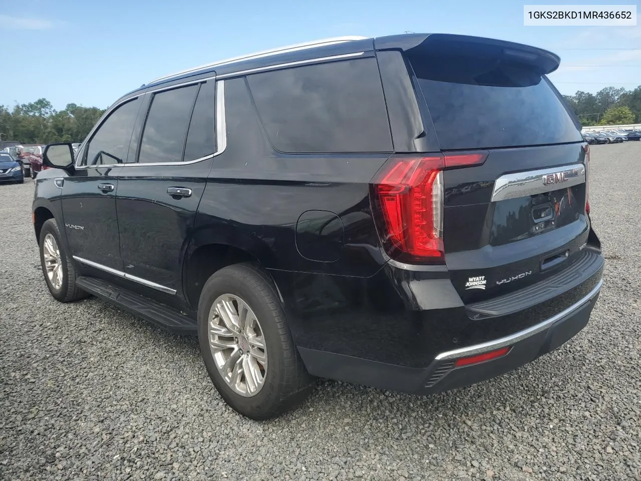 2021 GMC Yukon Slt VIN: 1GKS2BKD1MR436652 Lot: 75076434