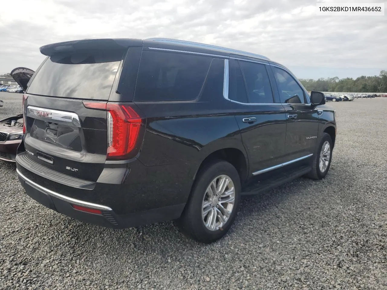 2021 GMC Yukon Slt VIN: 1GKS2BKD1MR436652 Lot: 75076434