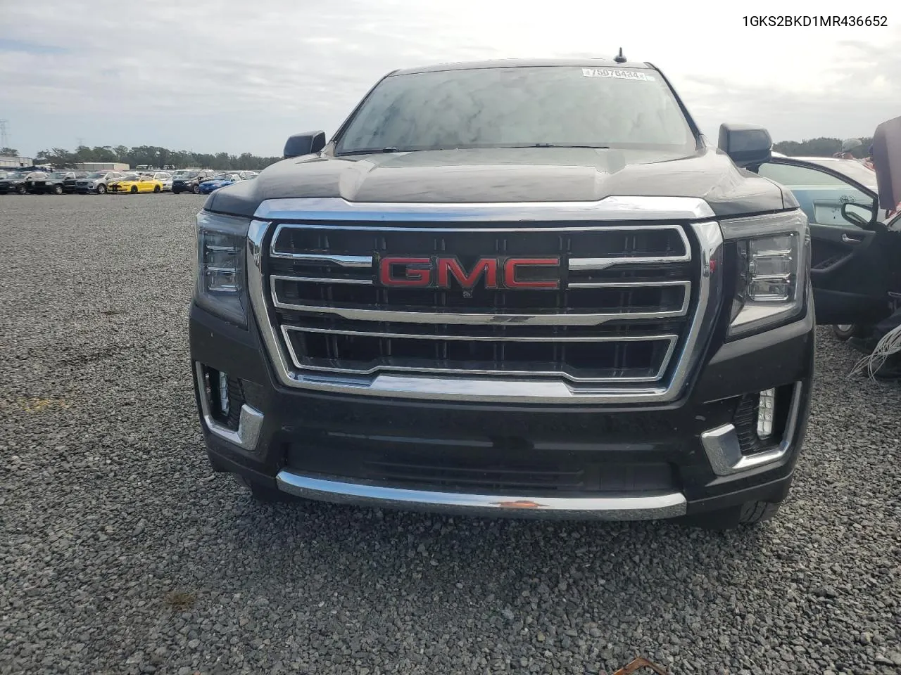 2021 GMC Yukon Slt VIN: 1GKS2BKD1MR436652 Lot: 75076434