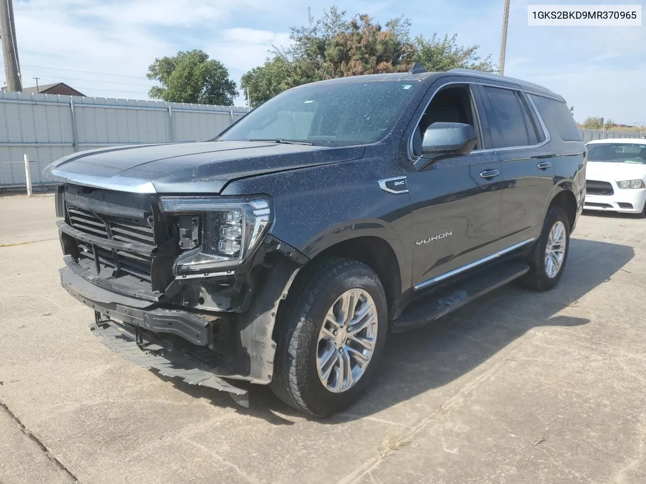 2021 GMC Yukon Slt VIN: 1GKS2BKD9MR370965 Lot: 75323414