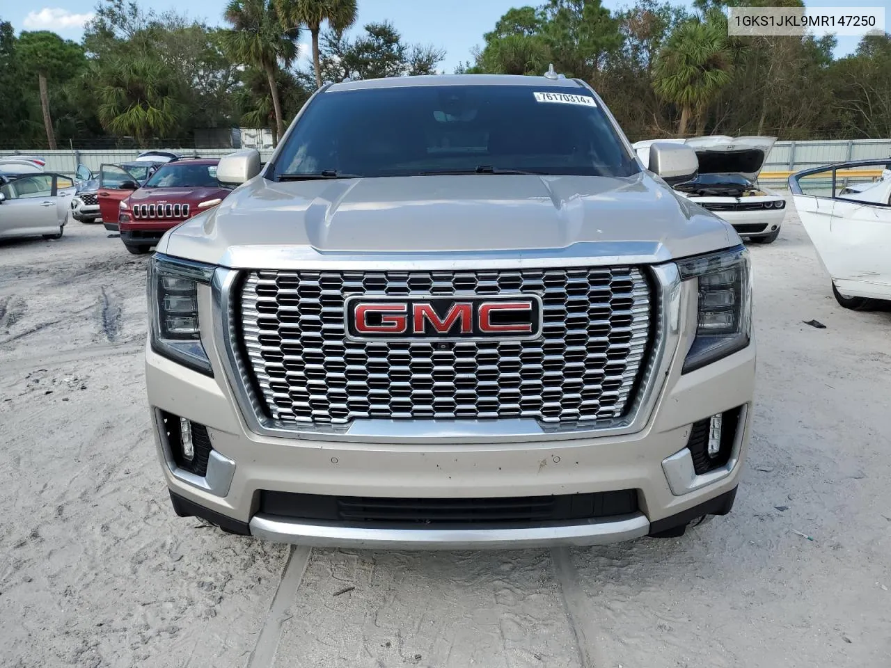 2021 GMC Yukon Xl Denali VIN: 1GKS1JKL9MR147250 Lot: 76170314