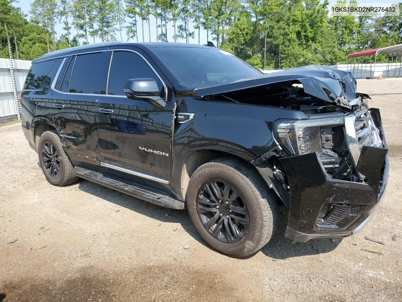 2022 GMC Yukon Slt VIN: 1GKS1BKD2NR276432 Lot: 63396294