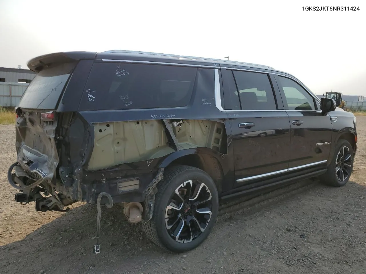 2022 GMC Yukon Xl Denali VIN: 1GKS2JKT6NR311424 Lot: 64784874