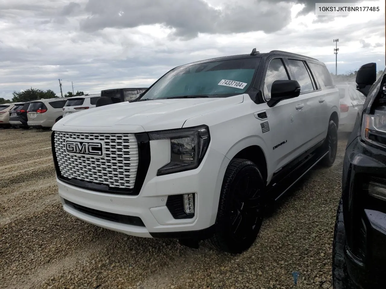 2022 GMC Yukon Xl Denali VIN: 1GKS1JKT8NR177485 Lot: 74337104