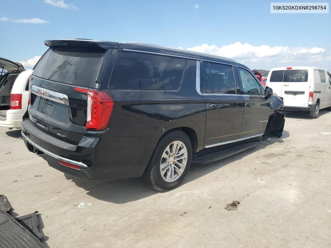 2022 GMC Yukon Xl K1500 Slt VIN: 1GKS2GKDXNR298754 Lot: 74757024