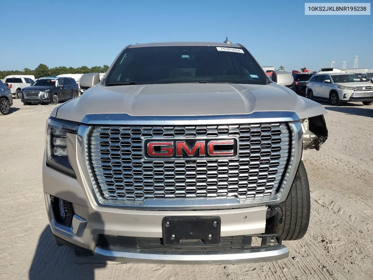 2022 GMC Yukon Xl Denali VIN: 1GKS2JKL8NR195238 Lot: 75181654