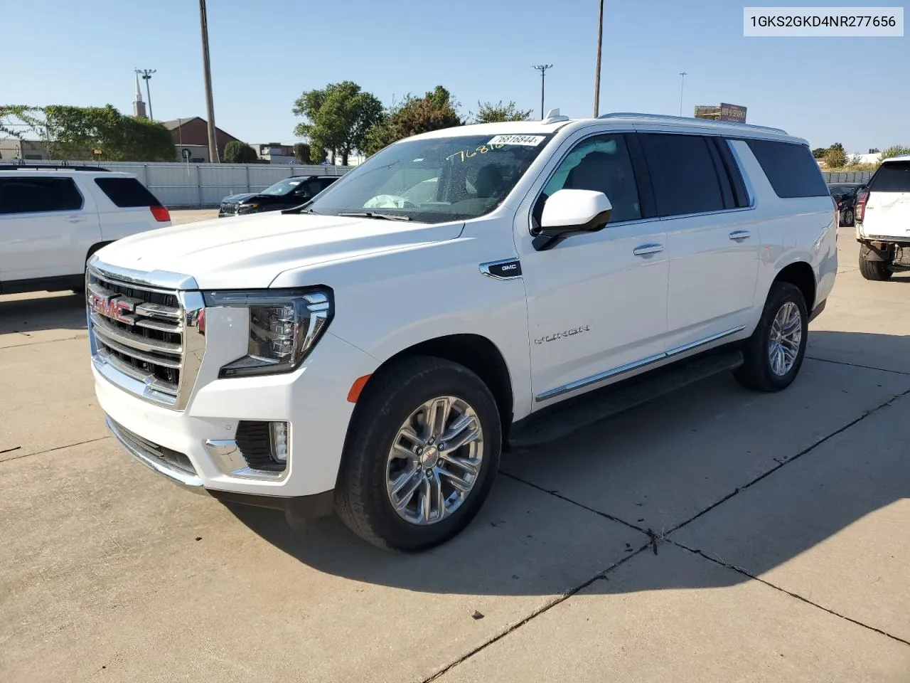 2022 GMC Yukon Xl K1500 Slt VIN: 1GKS2GKD4NR277656 Lot: 76816844