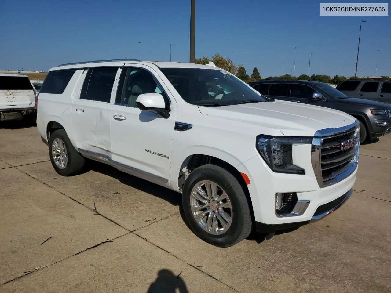 2022 GMC Yukon Xl K1500 Slt VIN: 1GKS2GKD4NR277656 Lot: 76816844