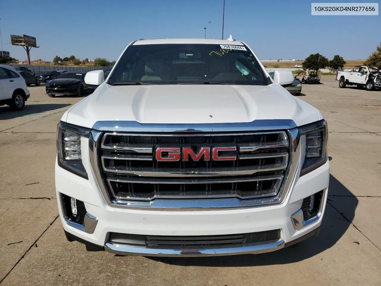 2022 GMC Yukon Xl K1500 Slt VIN: 1GKS2GKD4NR277656 Lot: 76816844