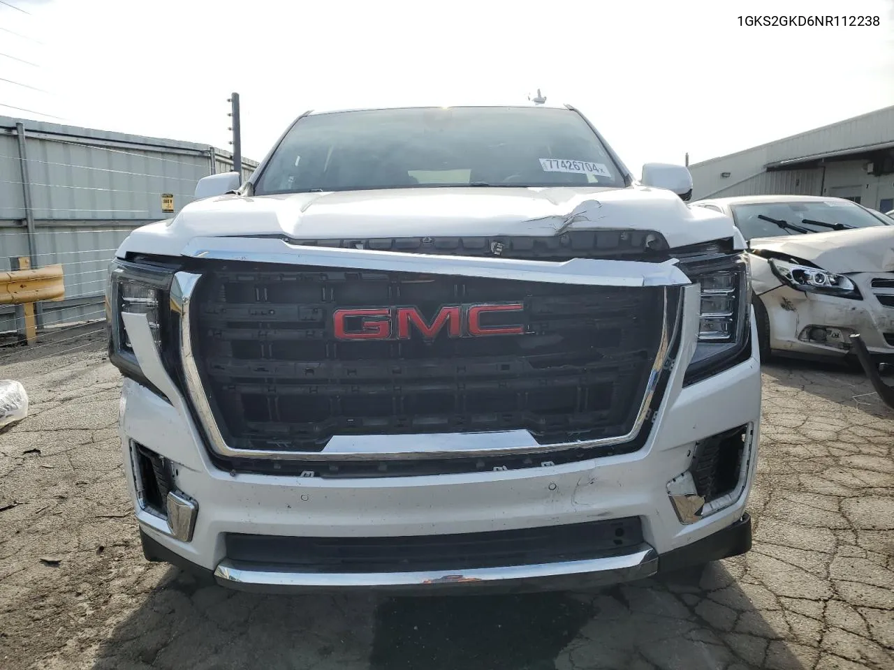 2022 GMC Yukon Xl K1500 Slt VIN: 1GKS2GKD6NR112238 Lot: 77426704