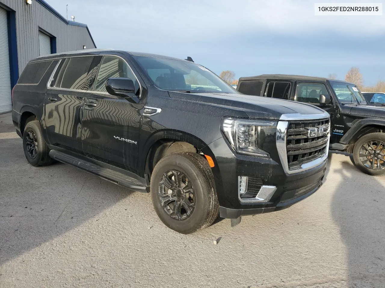 2022 GMC Yukon Xl K1500 Sle VIN: 1GKS2FED2NR288015 Lot: 78441414