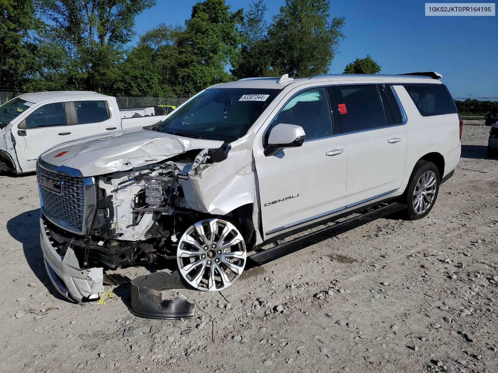 2023 GMC Yukon Xl Denali VIN: 1GKS2JKT0PR164195 Lot: 63307344