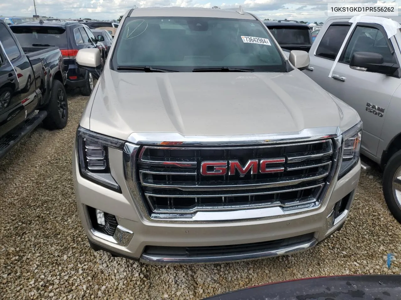 2023 GMC Yukon Xl C1500 Slt VIN: 1GKS1GKD1PR556262 Lot: 73642984