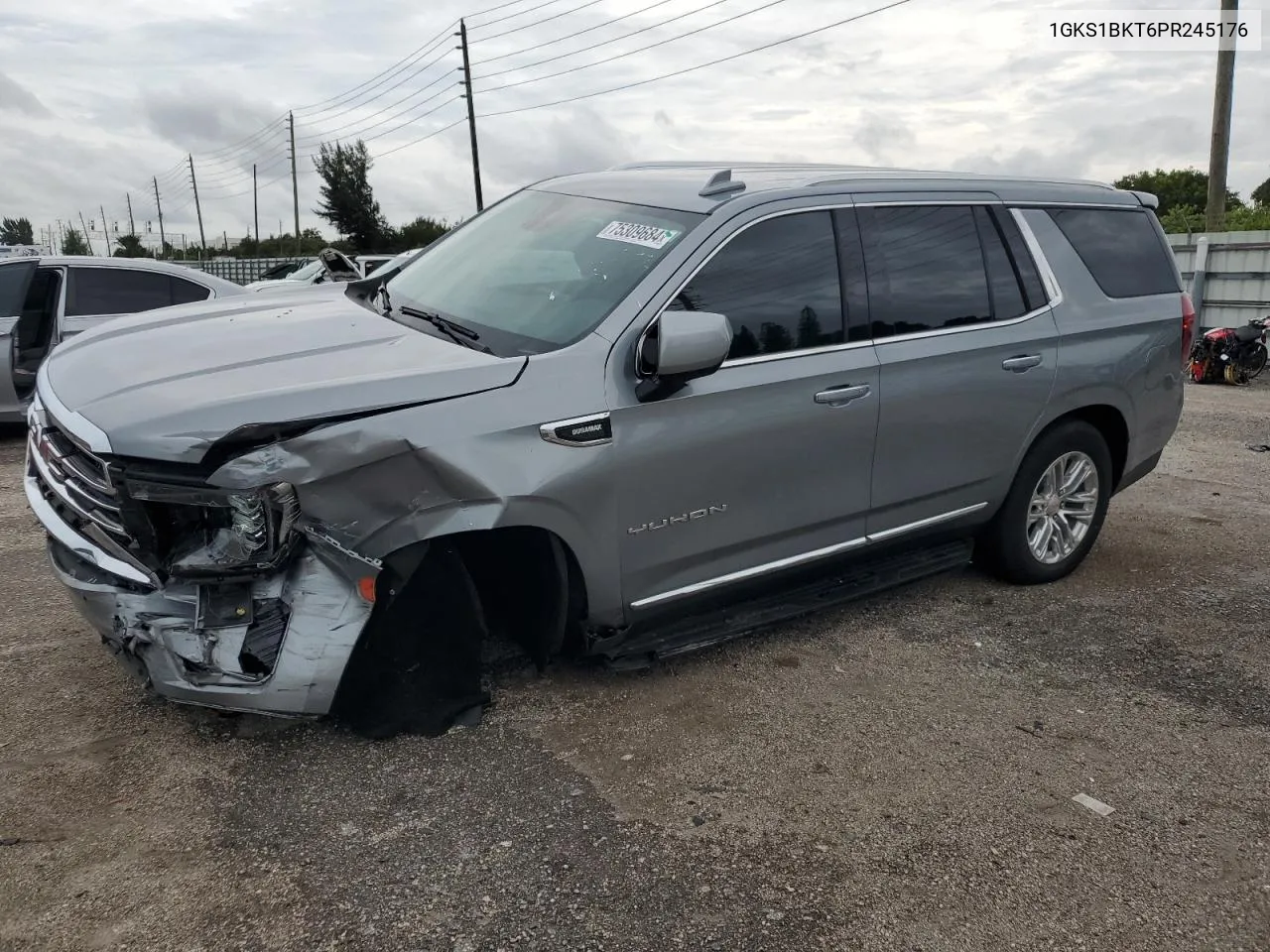 2023 GMC Yukon Slt VIN: 1GKS1BKT6PR245176 Lot: 75309684