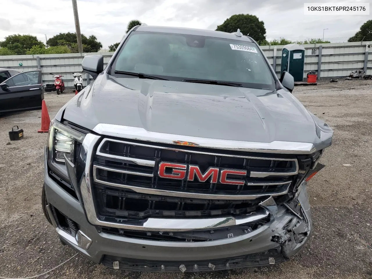 2023 GMC Yukon Slt VIN: 1GKS1BKT6PR245176 Lot: 75309684