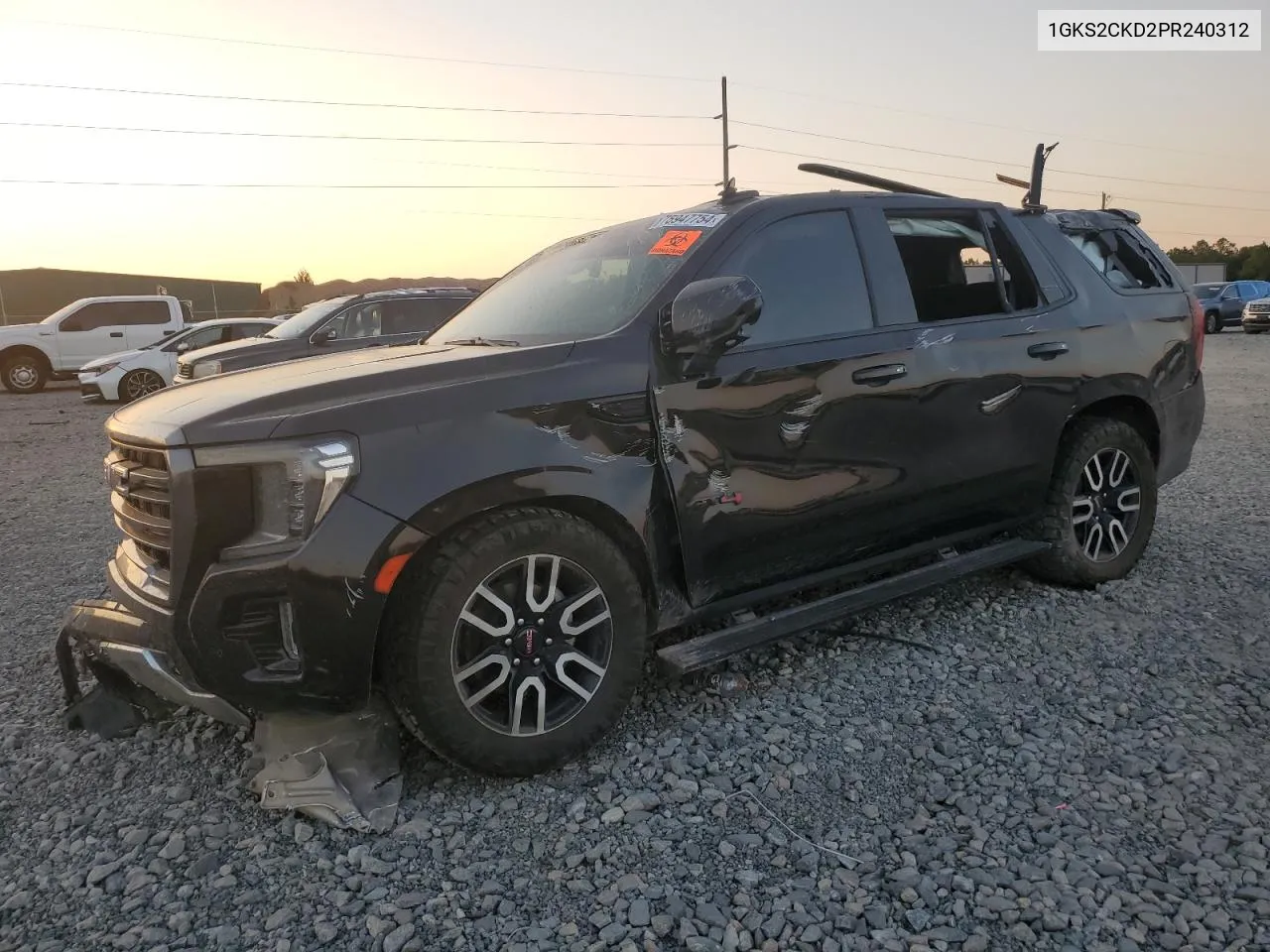 2023 GMC Yukon At4 VIN: 1GKS2CKD2PR240312 Lot: 75947754