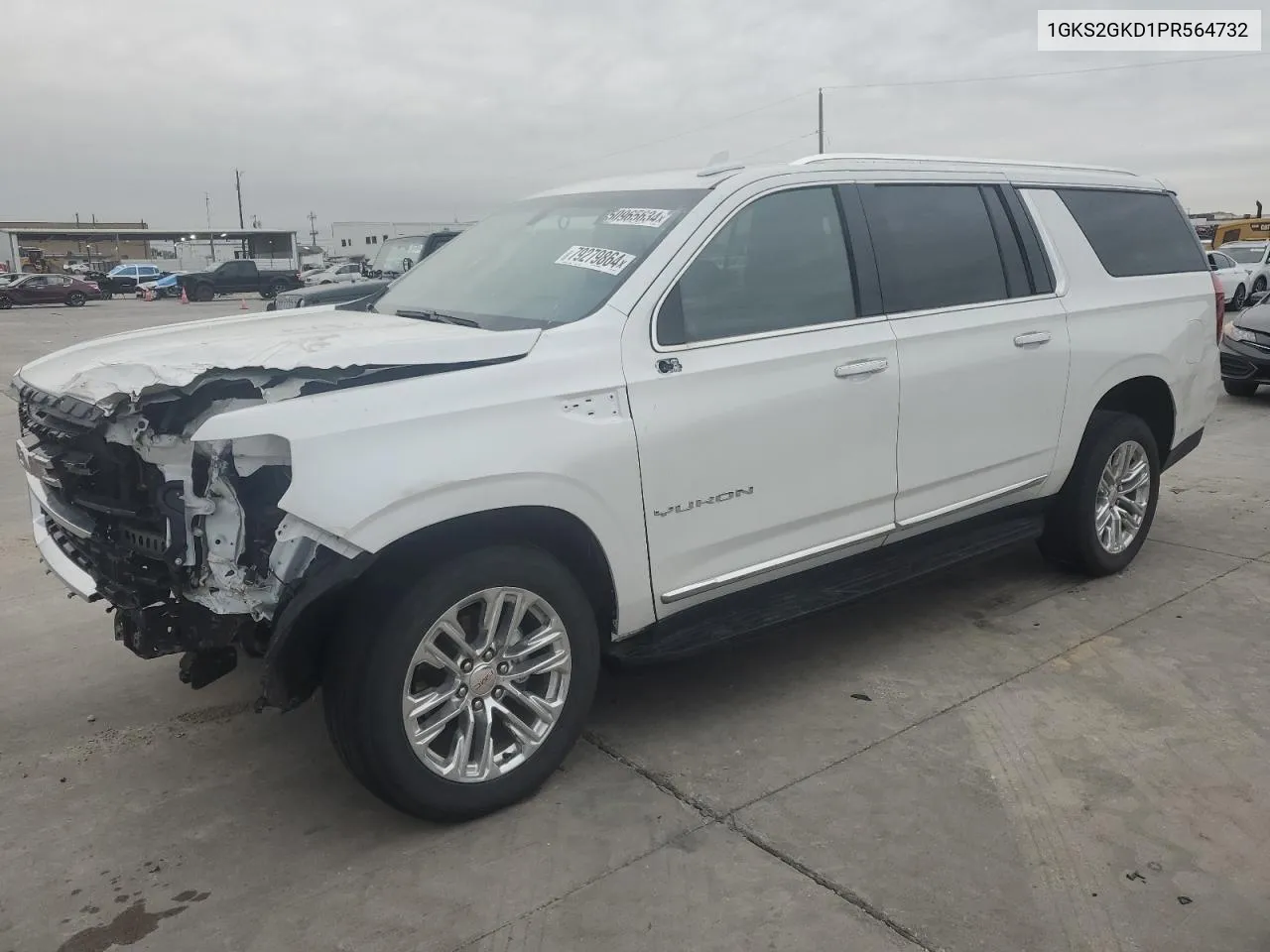 2023 GMC Yukon Xl K1500 Slt VIN: 1GKS2GKD1PR564732 Lot: 79279864