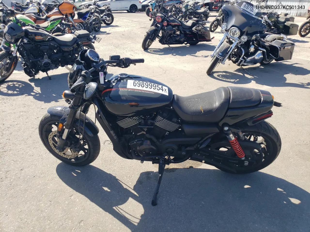 2019 Harley-Davidson Xg750 A VIN: 1HD4NCG37KC501343 Lot: 69899954