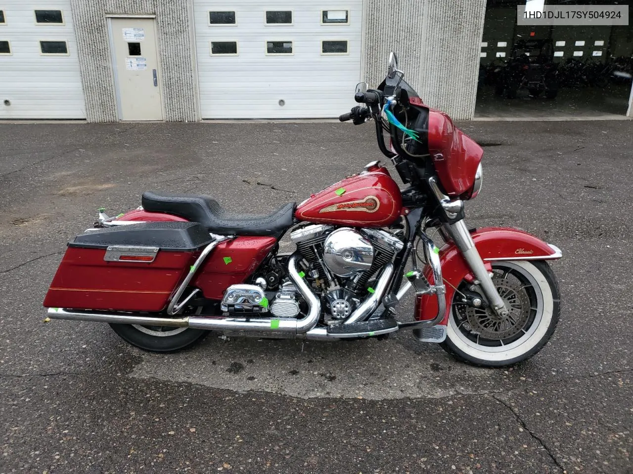 1995 Harley-Davidson Flht Classic VIN: 1HD1DJL17SY504924 Lot: 80938114