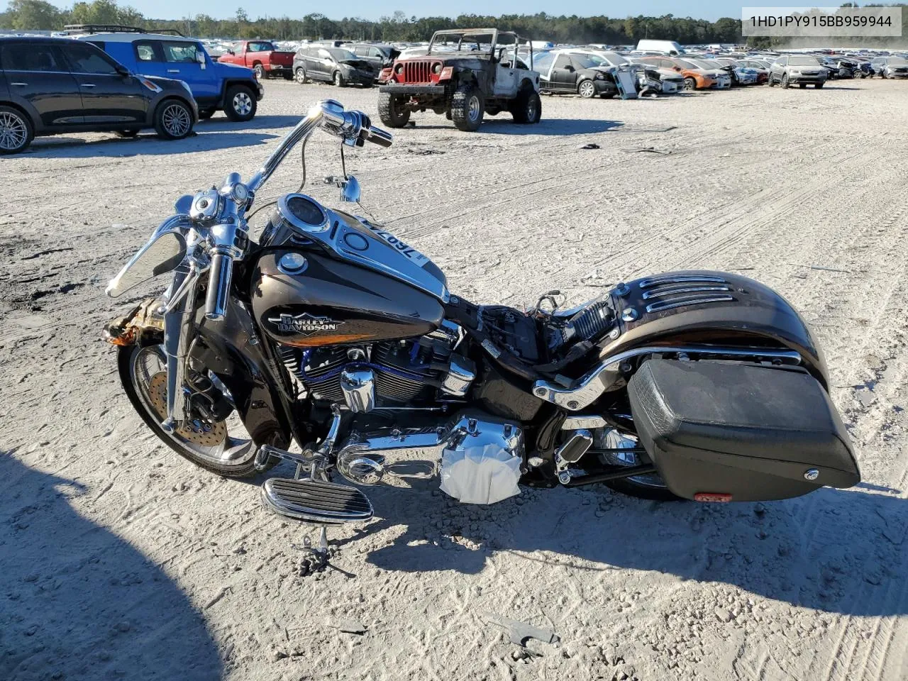 2011 Harley-Davidson Flstse2 VIN: 1HD1PY915BB959944 Lot: 76974464