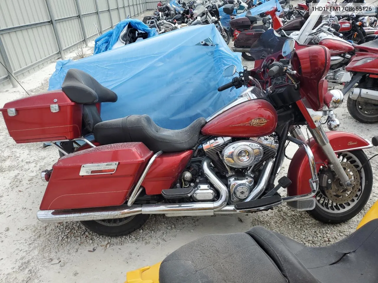 2012 Harley-Davidson Flhtc Electra Glide Classic VIN: 1HD1FFM17CB655126 Lot: 78709724