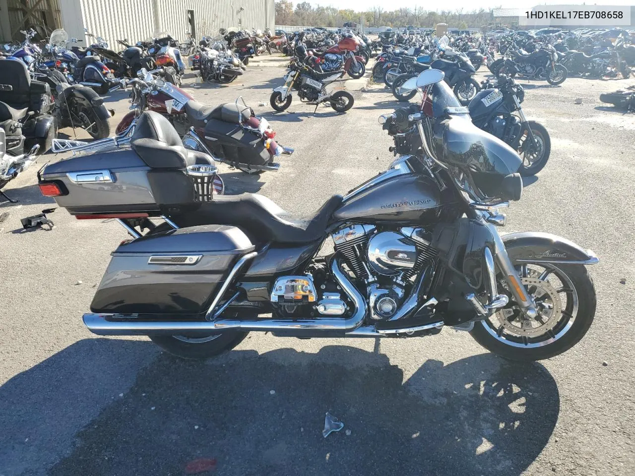 2014 Harley-Davidson Flhtk Electra Glide Ultra Limited VIN: 1HD1KEL17EB708658 Lot: 80877854