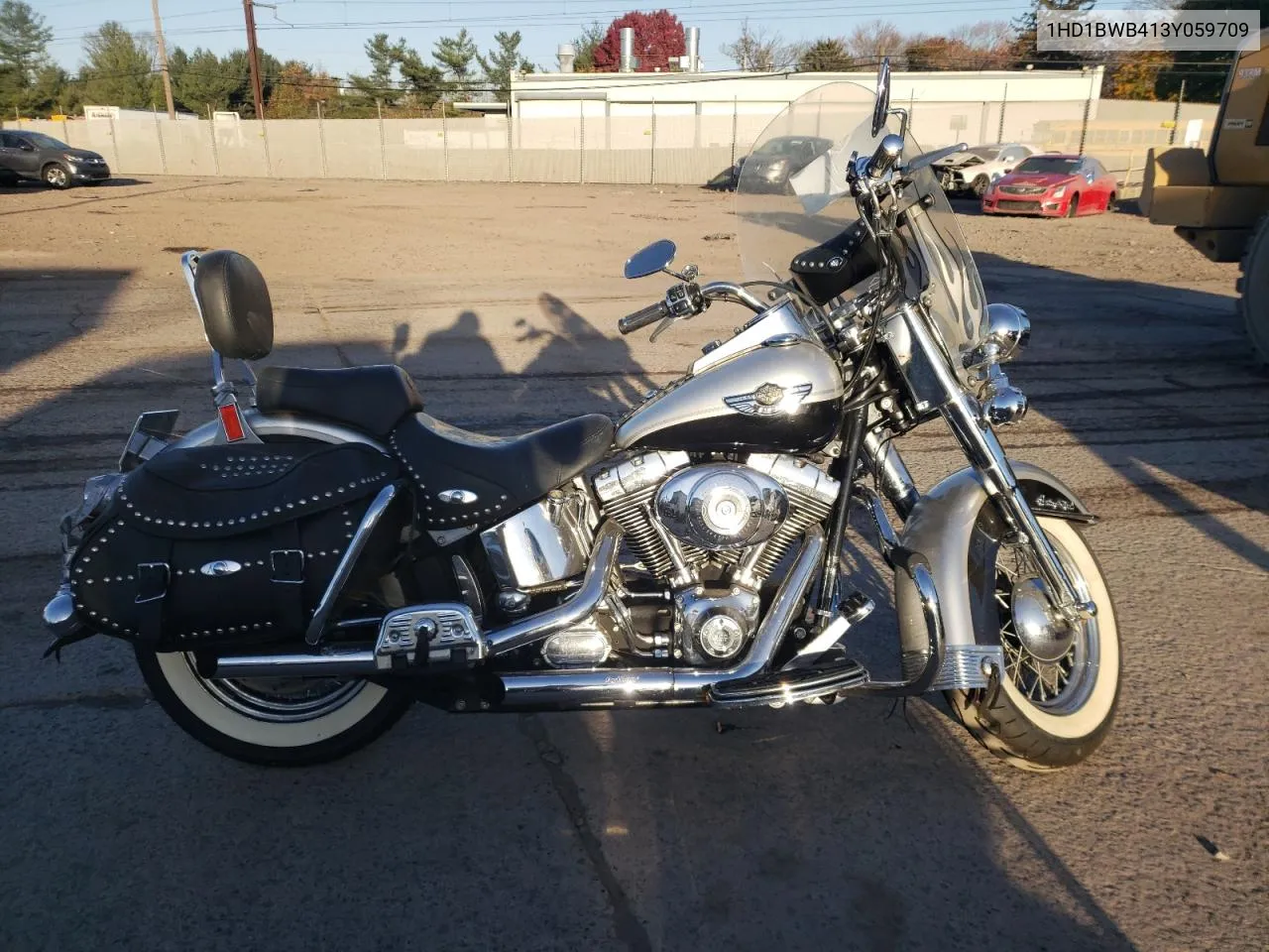 2003 Harley-Davidson Flstci Anniversary VIN: 1HD1BWB413Y059709 Lot: 78941294