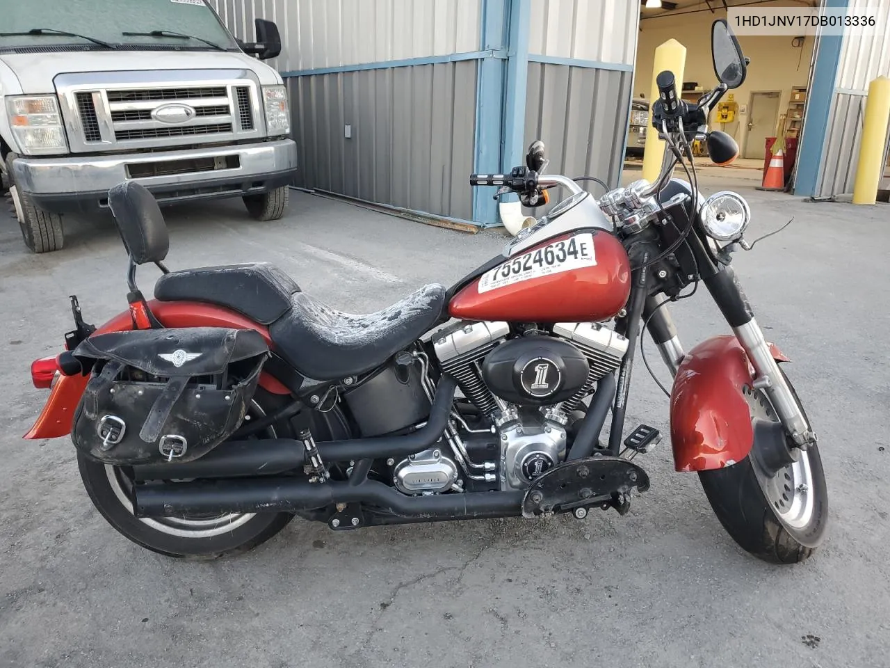 2013 Harley-Davidson Flstfb Fatboy Lo VIN: 1HD1JNV17DB013336 Lot: 75524634