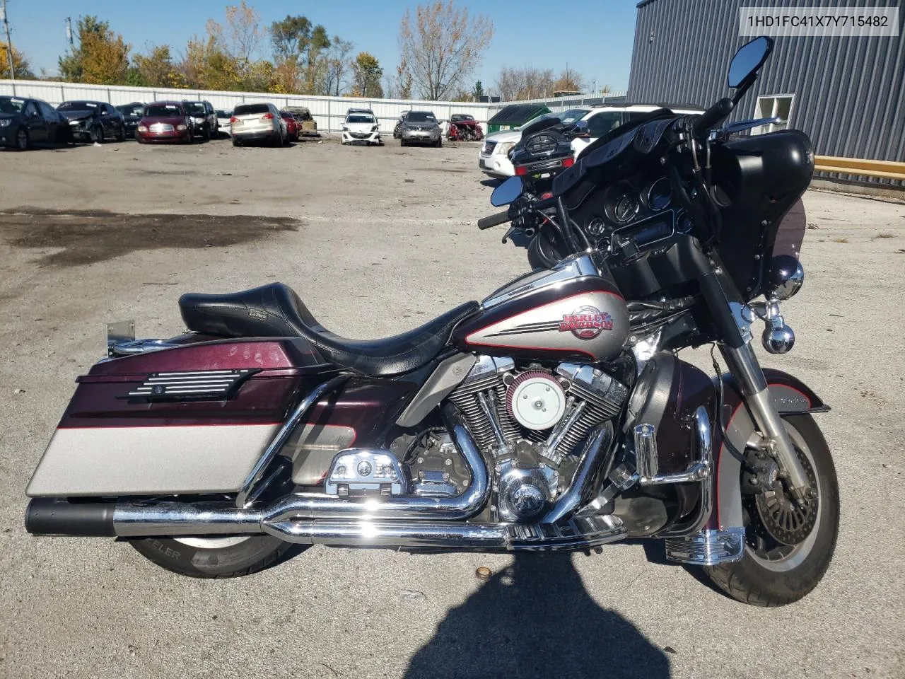 2007 Harley-Davidson Flhtcui VIN: 1HD1FC41X7Y715482 Lot: 72025454