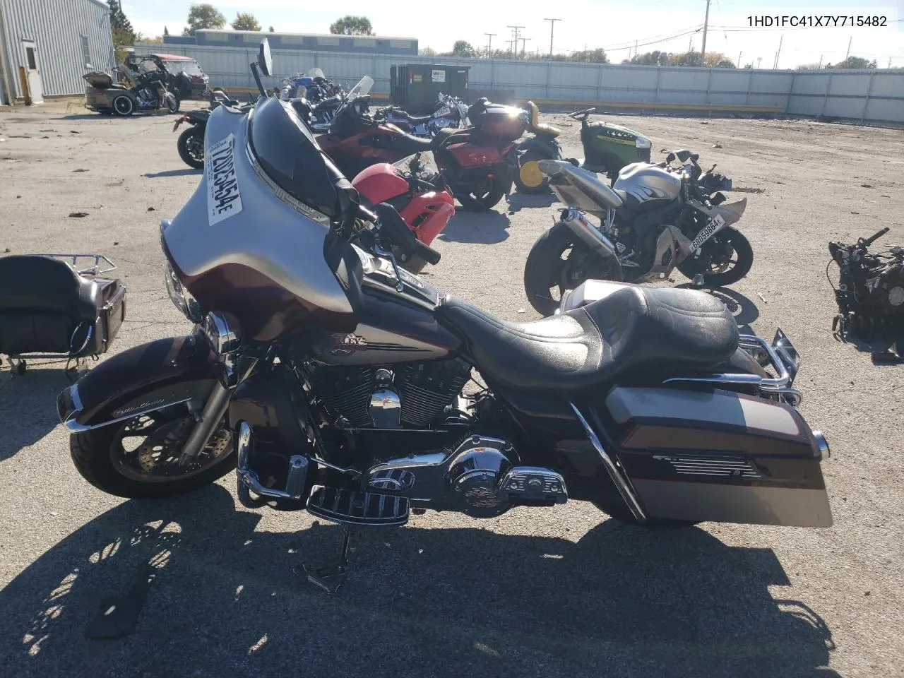 2007 Harley-Davidson Flhtcui VIN: 1HD1FC41X7Y715482 Lot: 72025454