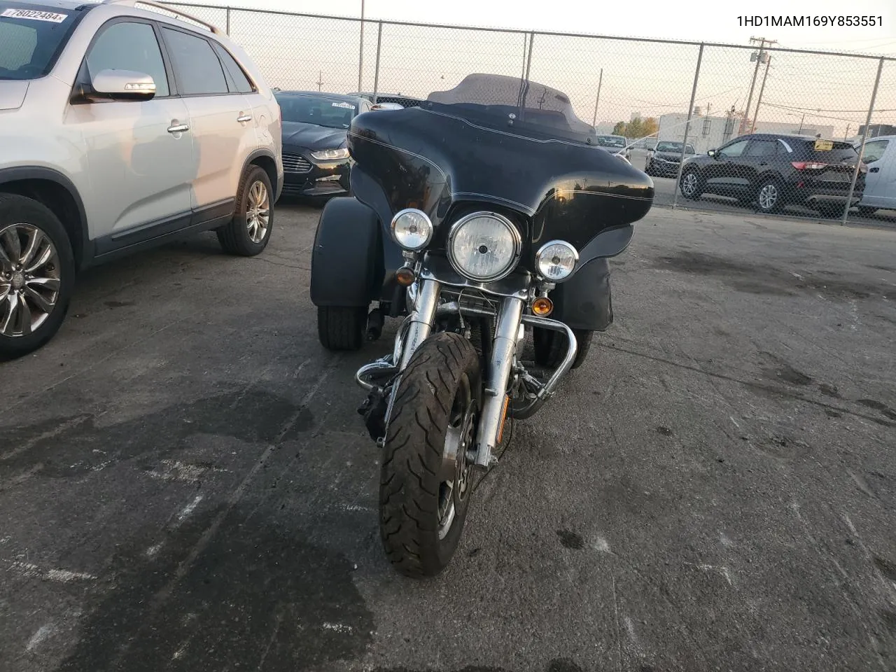 2009 Harley-Davidson Flhtcutg VIN: 1HD1MAM169Y853551 Lot: 78087714