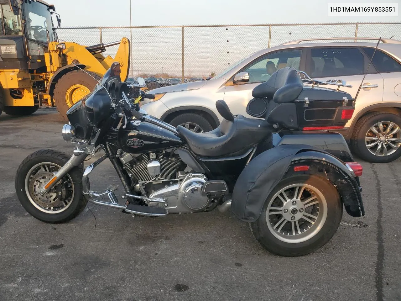 2009 Harley-Davidson Flhtcutg VIN: 1HD1MAM169Y853551 Lot: 78087714