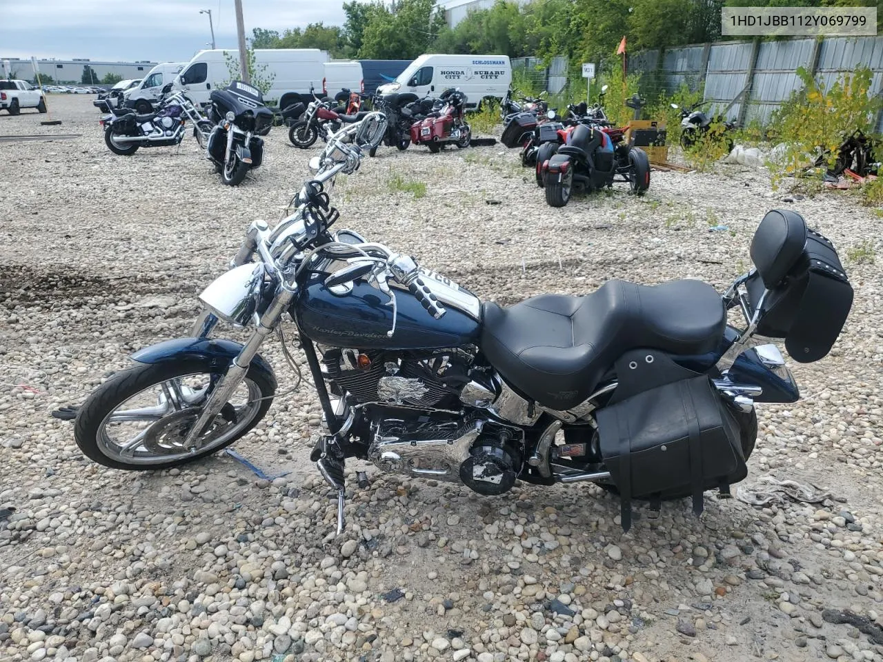 2002 Harley-Davidson Fxstdi VIN: 1HD1JBB112Y069799 Lot: 65794324