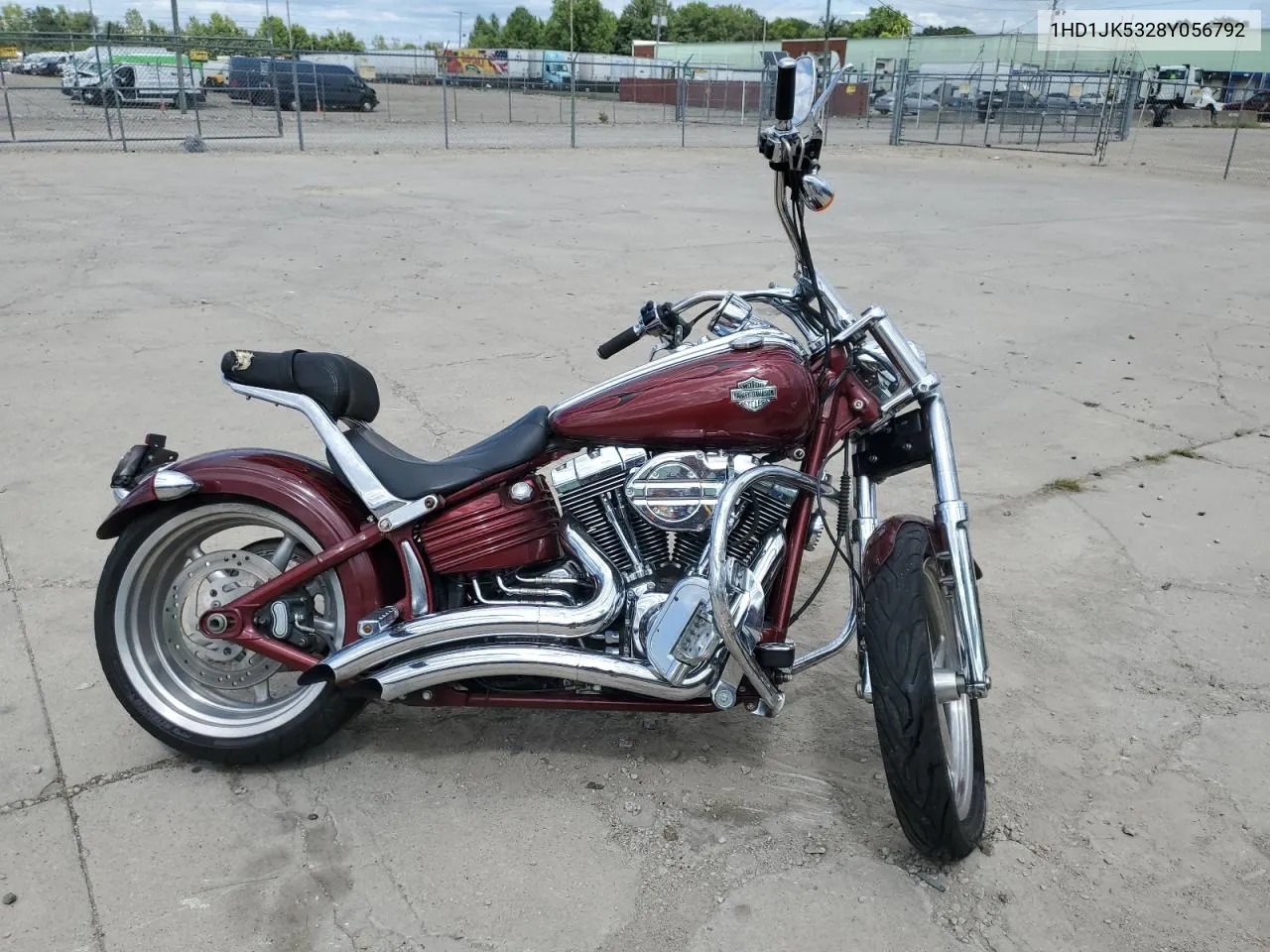 2008 Harley-Davidson Fxcwc VIN: 1HD1JK5328Y056792 Lot: 67956634