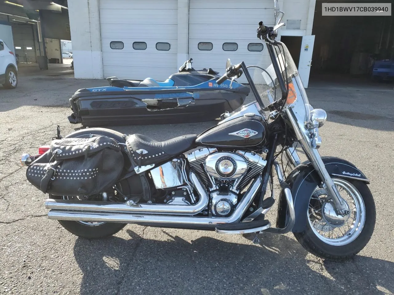 2012 Harley-Davidson Flstc Heritage Softail Classic VIN: 1HD1BWV17CB039940 Lot: 72403134