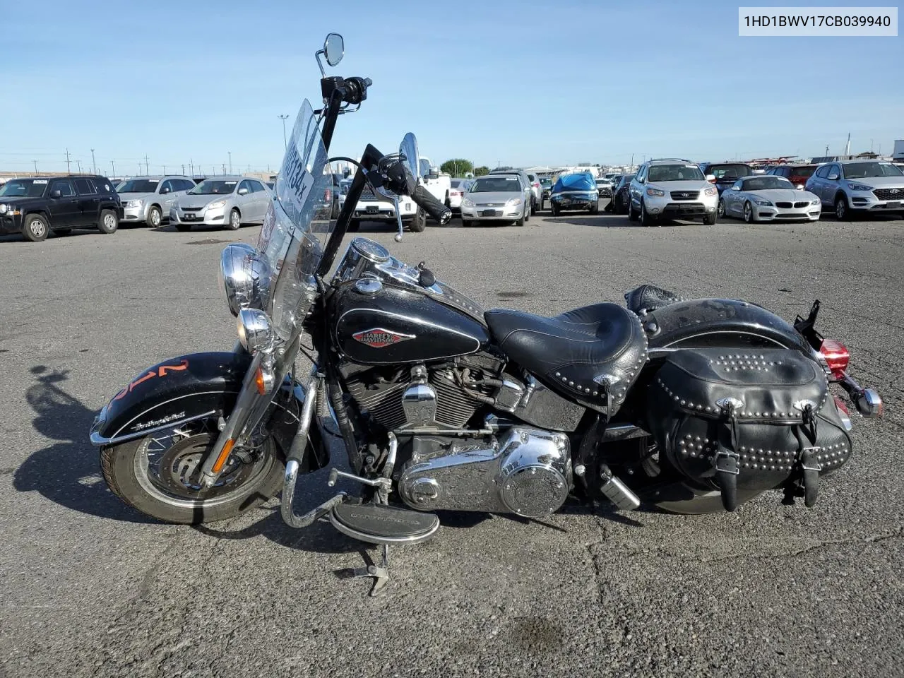 2012 Harley-Davidson Flstc Heritage Softail Classic VIN: 1HD1BWV17CB039940 Lot: 72403134