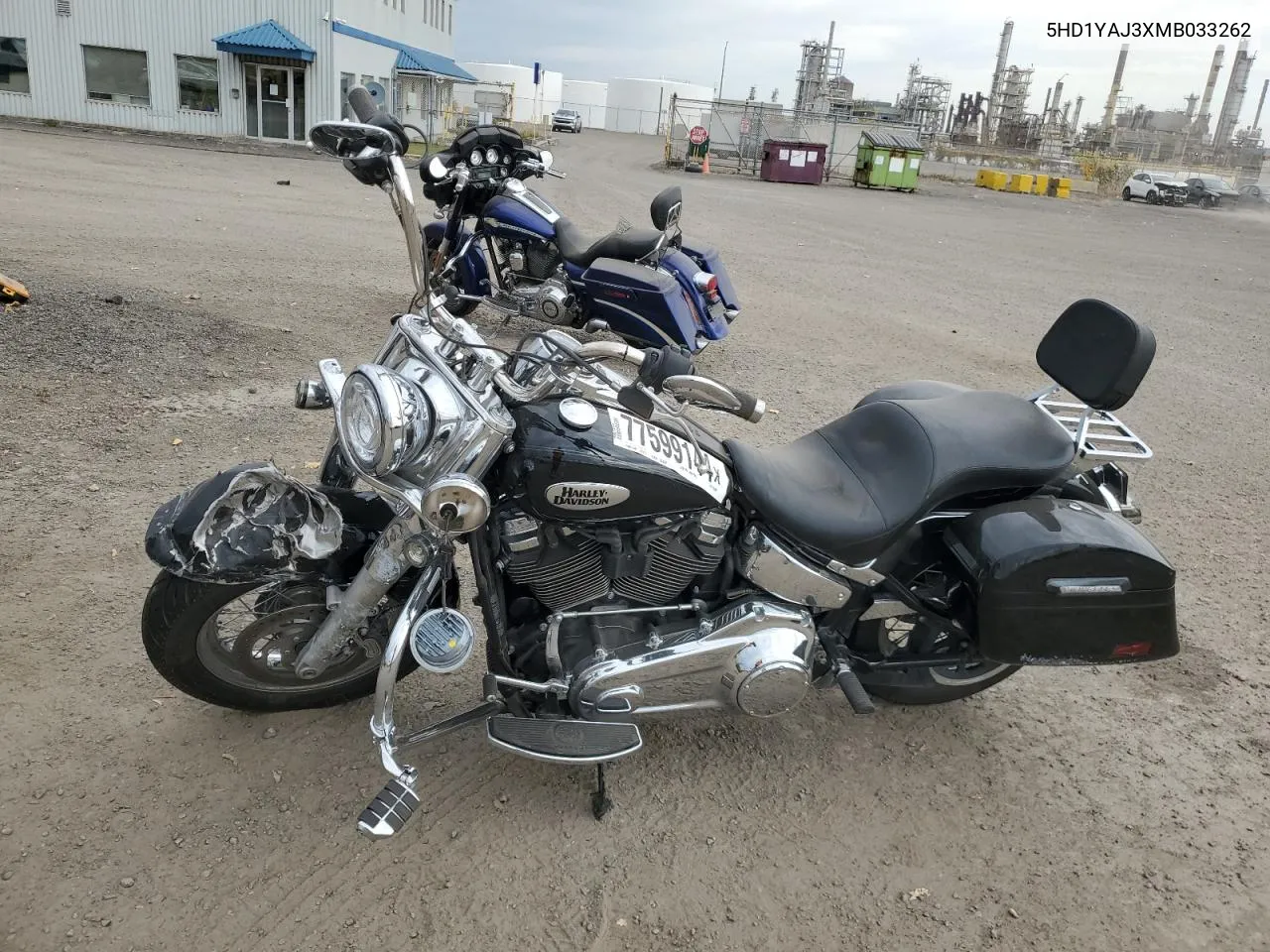 2021 Harley-Davidson Flhc VIN: 5HD1YAJ3XMB033262 Lot: 77599144