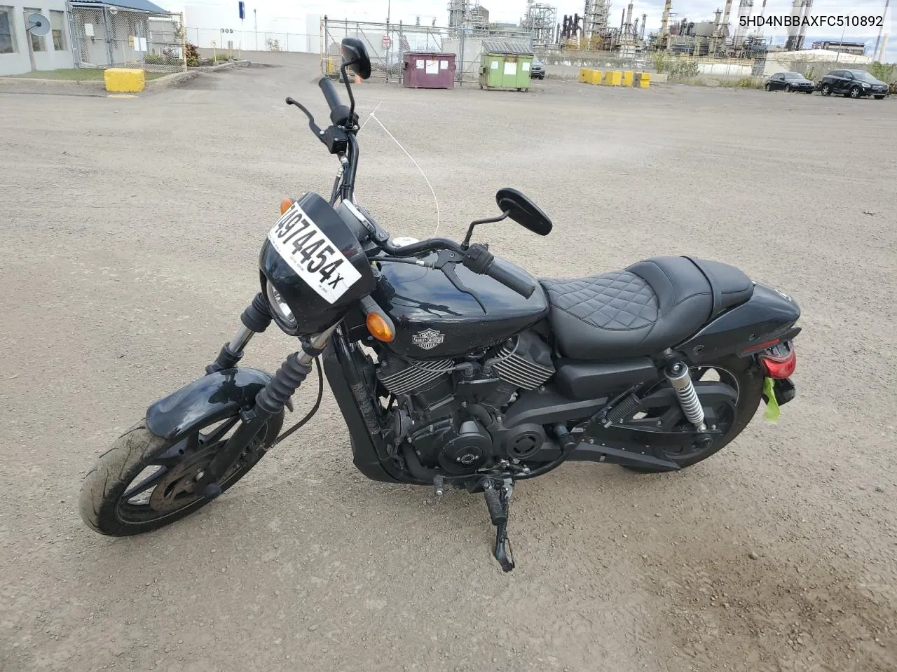 2015 Harley-Davidson Xg750 VIN: 5HD4NBBAXFC510892 Lot: 74974454