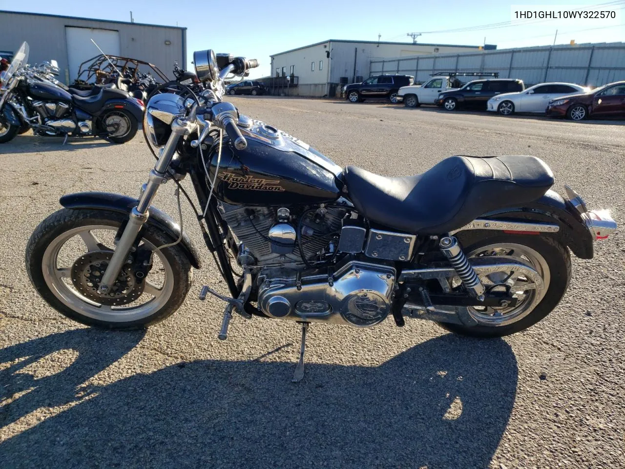 1998 Harley-Davidson Fxd VIN: 1HD1GHL10WY322570 Lot: 75273904