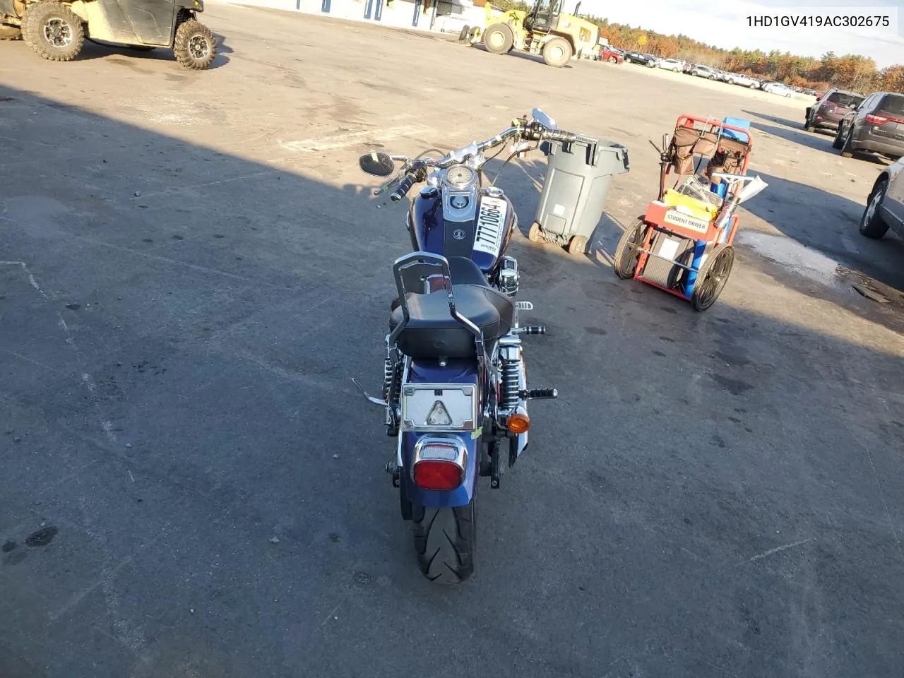 2010 Harley-Davidson Fxdc VIN: 1HD1GV419AC302675 Lot: 77710664