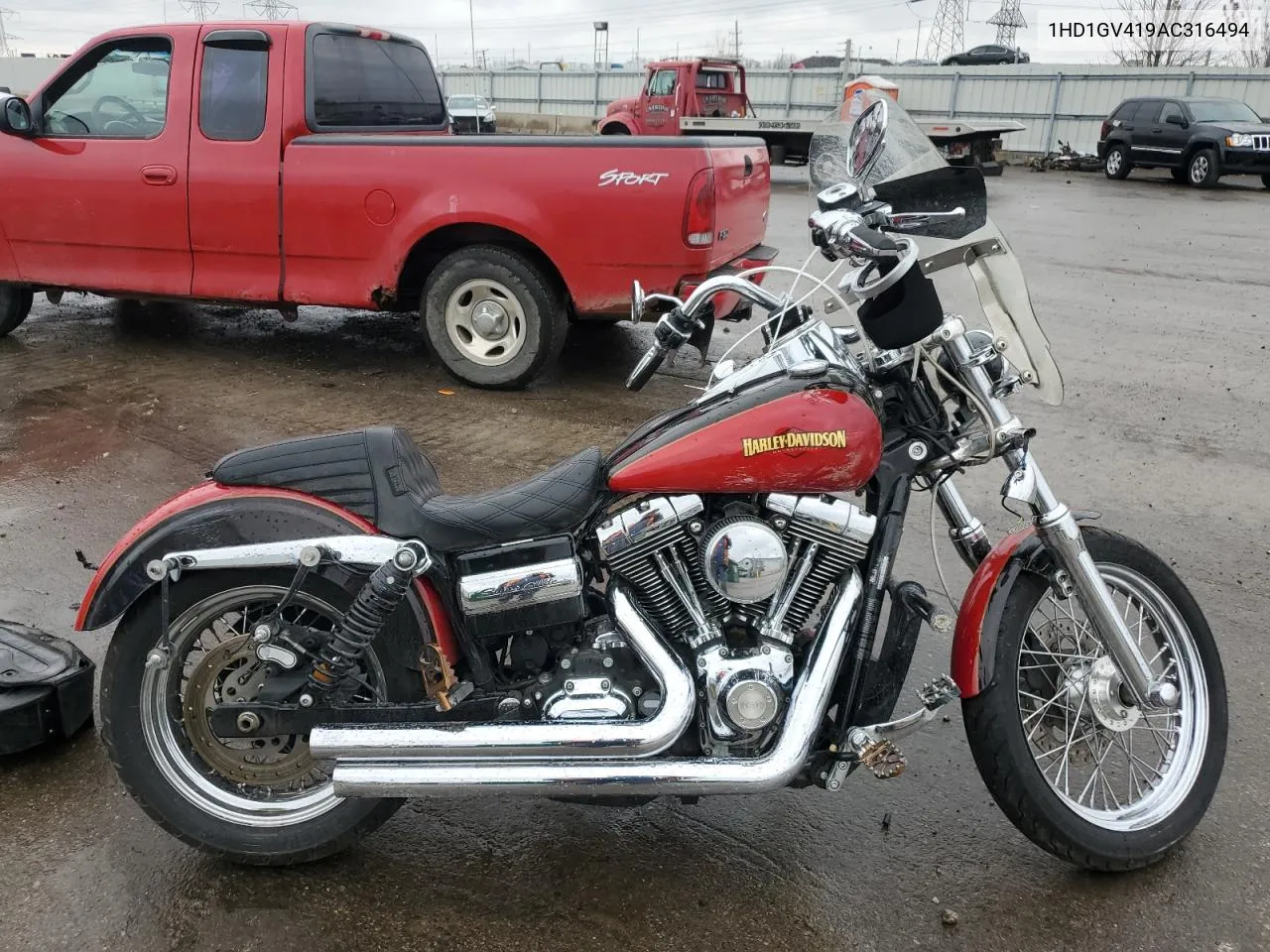 2010 Harley-Davidson Fxdc VIN: 1HD1GV419AC316494 Lot: 78711304