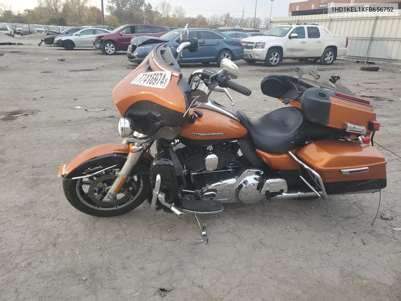 2015 Harley-Davidson Flhtk Ultra Limited VIN: 1HD1KEL1XFB656752 Lot: 77416974