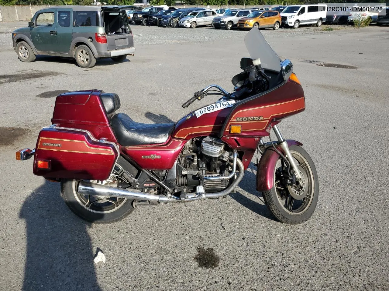 1983 Honda Gl650 I VIN: JH2RC1014DM001428 Lot: 67894764