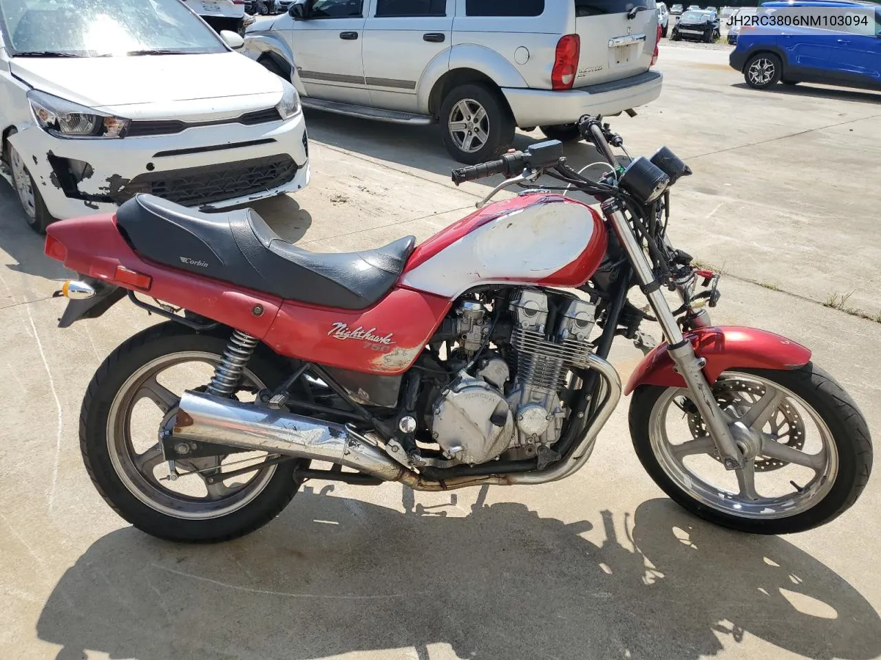 1992 Honda Cb750 VIN: JH2RC3806NM103094 Lot: 67830494