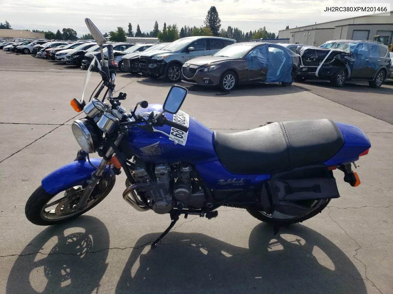 1993 Honda Cb750 VIN: JH2RC380XPM201466 Lot: 68008234