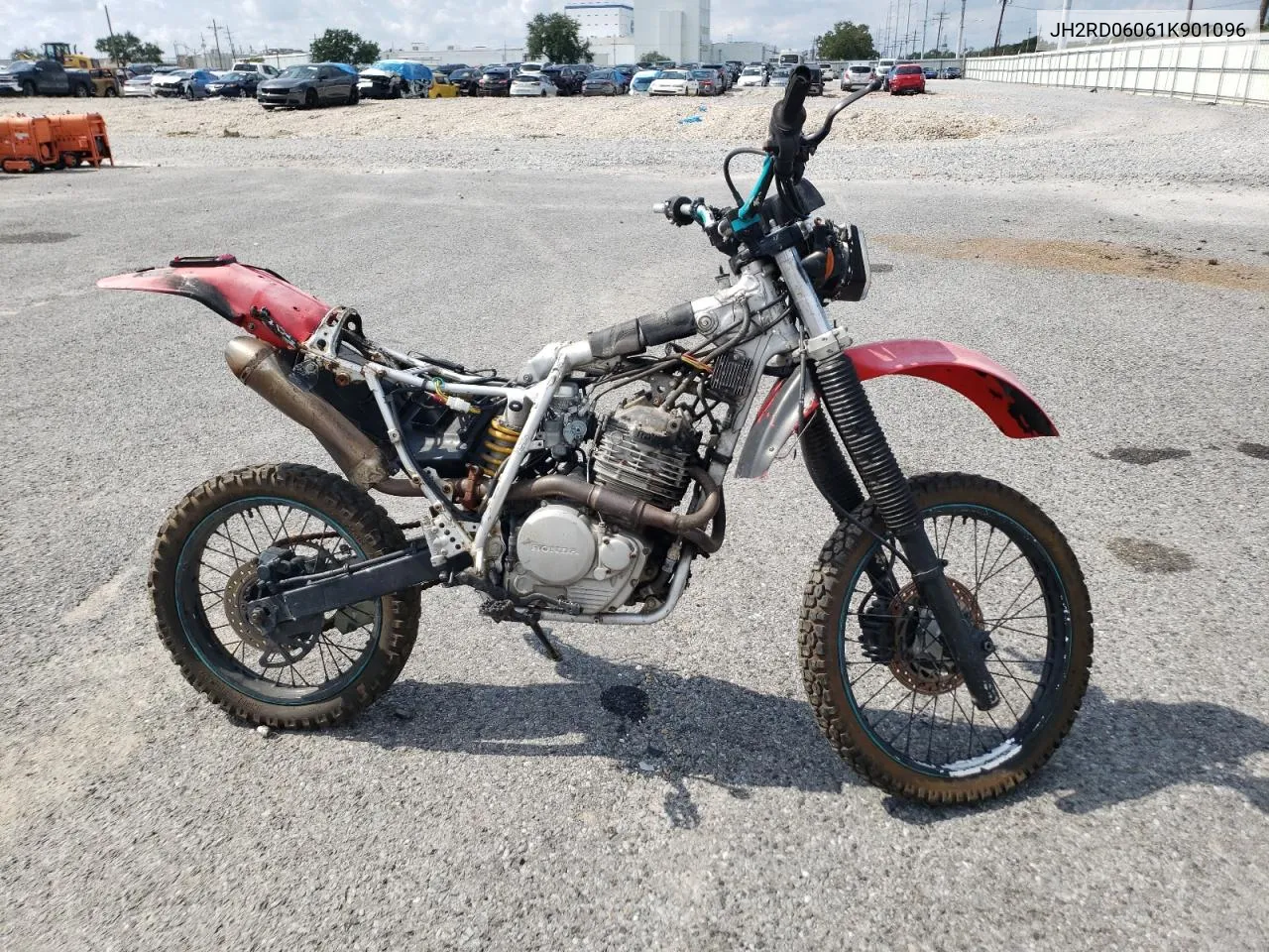 2001 Honda Xr650 L VIN: JH2RD06061K901096 Lot: 71301404