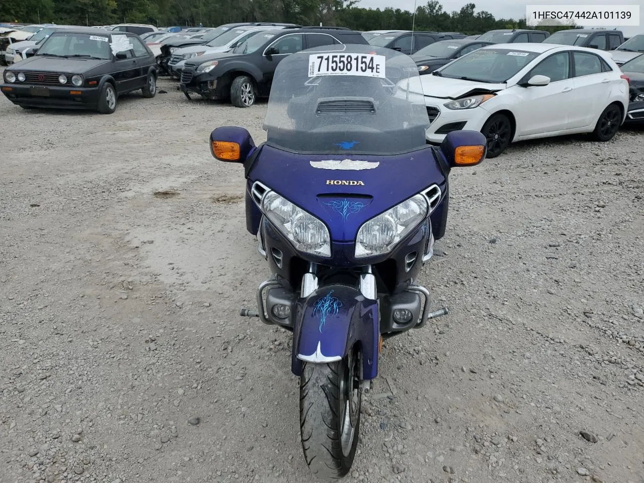 2002 Honda Gl1800 A VIN: 1HFSC47442A101139 Lot: 71558154