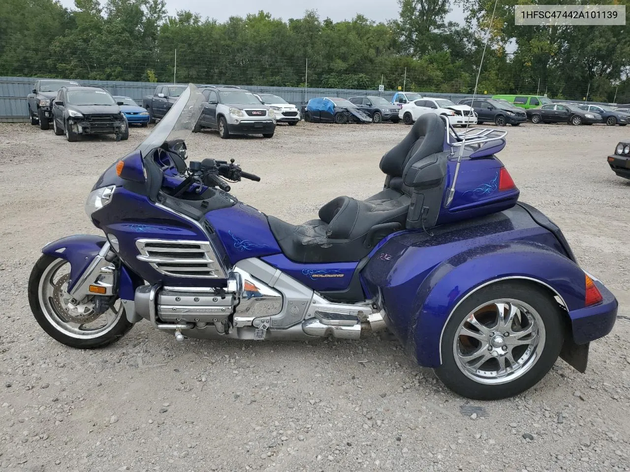 2002 Honda Gl1800 A VIN: 1HFSC47442A101139 Lot: 71558154