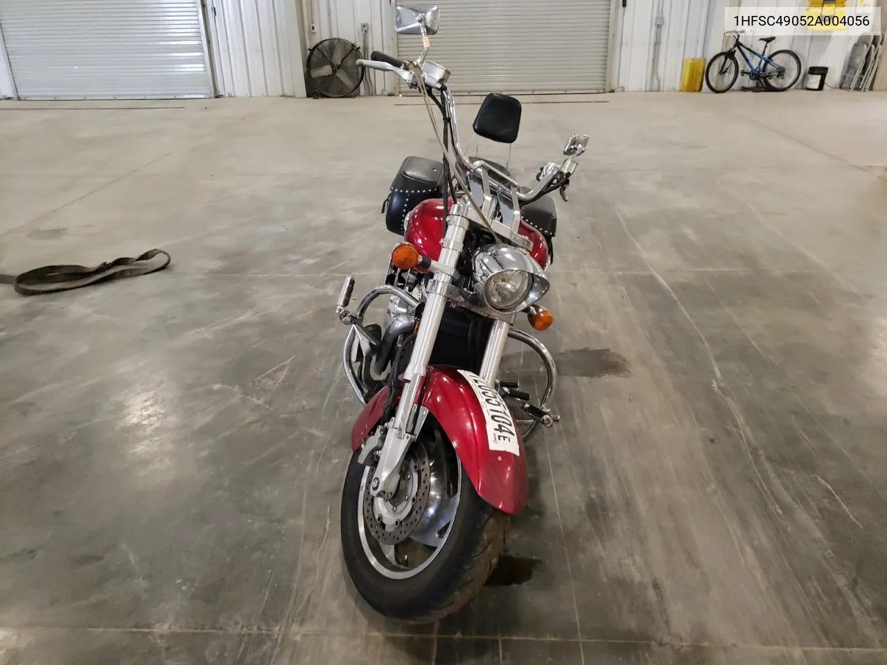 2002 Honda Vtx1800 R VIN: 1HFSC49052A004056 Lot: 72055104