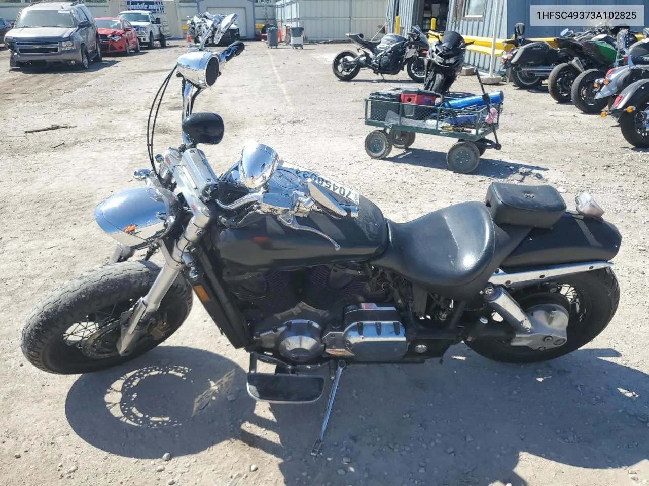 2003 Honda Vtx1800 S VIN: 1HFSC49373A102825 Lot: 70458934